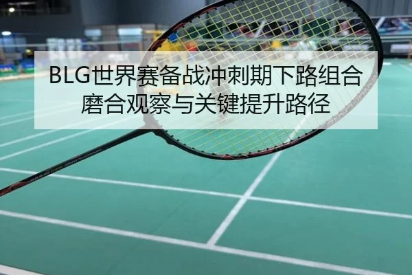BLG世界赛备战冲刺期下路组合磨合观察与关键提升路径